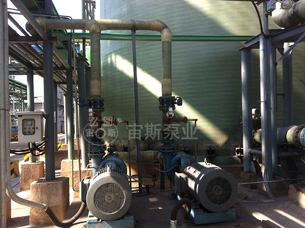 宙斯泵業(yè)200UHB-ZK耐腐耐磨泵在使用中