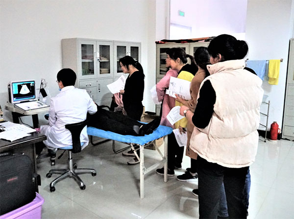 宙斯泵業(yè)組織員工進行身體健康體檢