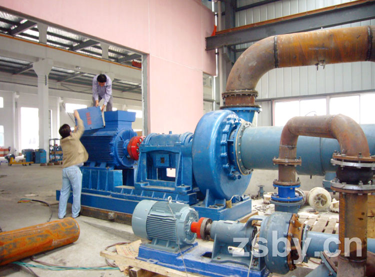 宙斯泵業(yè)大泵測試現場